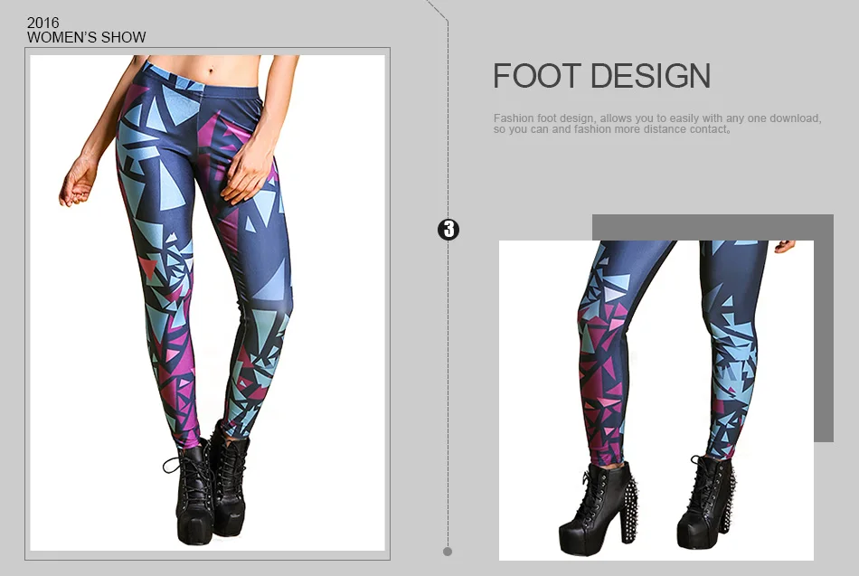 Women's Geometric Printed Leggings